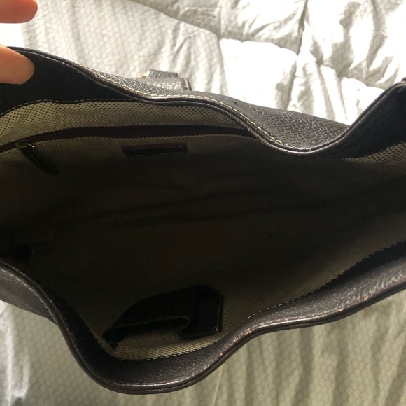 Dooney & Bourke brown leather hobo - Picture 5 of 7